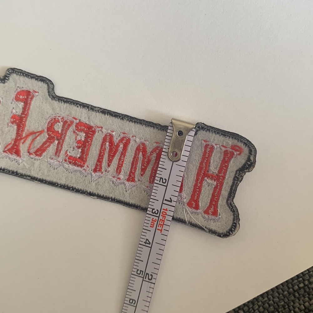 🧡 Hammer fall iron on patch - Picture 4 of 4